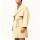Beige Belted Trench Coat